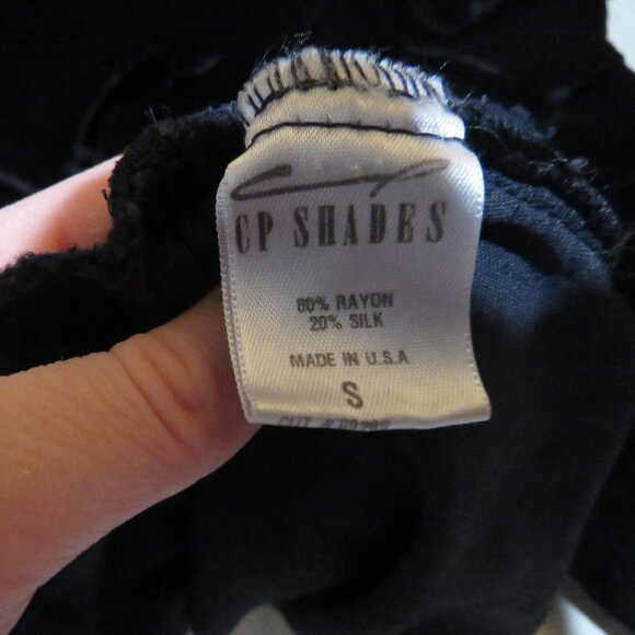 FREE PEOPLE X CP SHADES Jacey Velvet Mini Dress in Black Boho Minimalist Size S - Picture 13 of 13